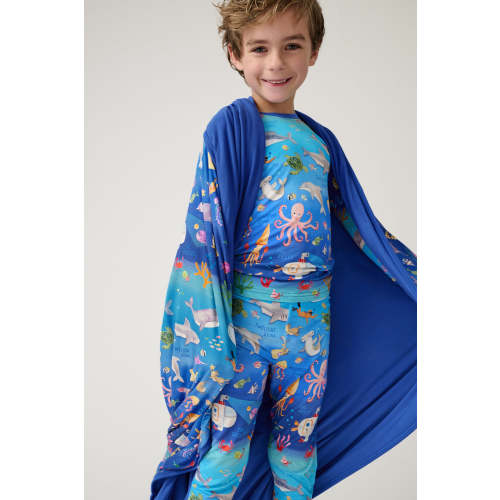 Underwater Discovery Large Cloud Blanket | Little Sleepies