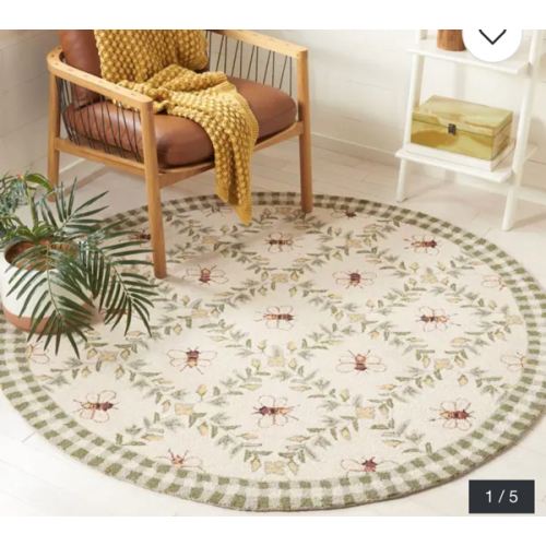 SAFAVIEH Handmade Chelsea Aubree French Country Trellis Wool Rug
