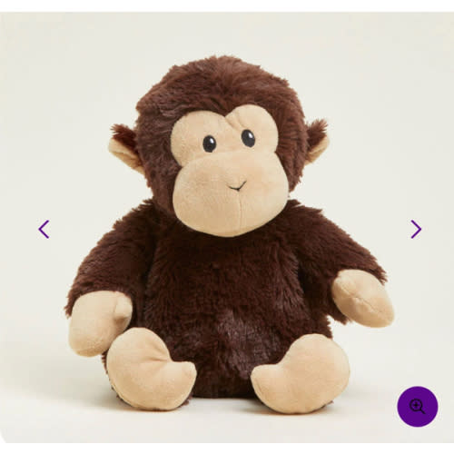 Chimp Warmies | Microwavable Chimp Warmies Stuffed Animal | Warmies USA