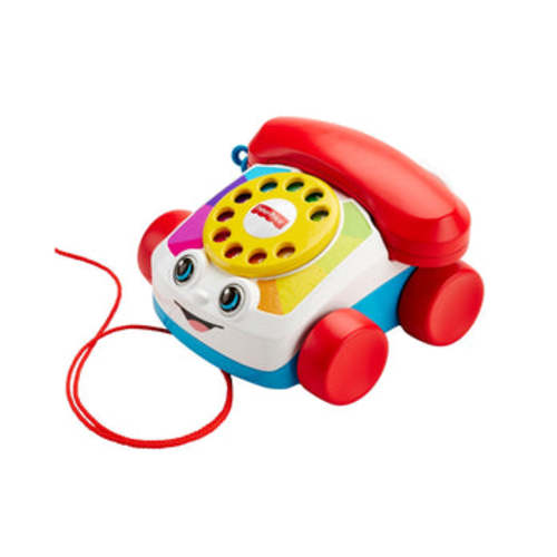 Fisher-Price Chatter Telephone Baby And Toddler Pull Toy Phone With Rotary Dial