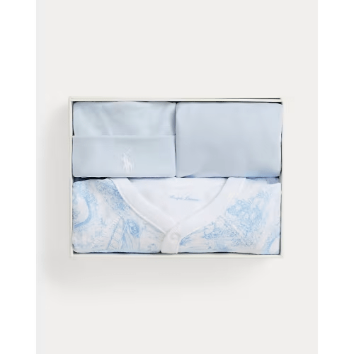 Toile Cotton 3-Piece Gift Set