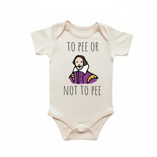 Shakespeare Literature Baby Onesie® Newborn Cotton Bodysuit Baby Shower Gift