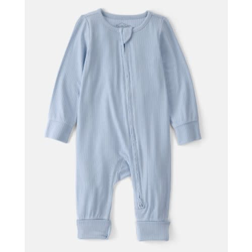 Baby Boy Plane 2-Way Zip PurelySoft Sleeper - Blue | Carter’s Oshkosh Canada