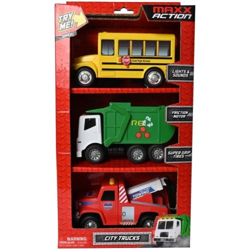 Maxx Action City Toy Vehicle 3pk