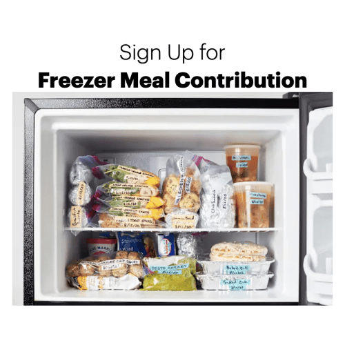Sign Up for Freezer Meals Contribution