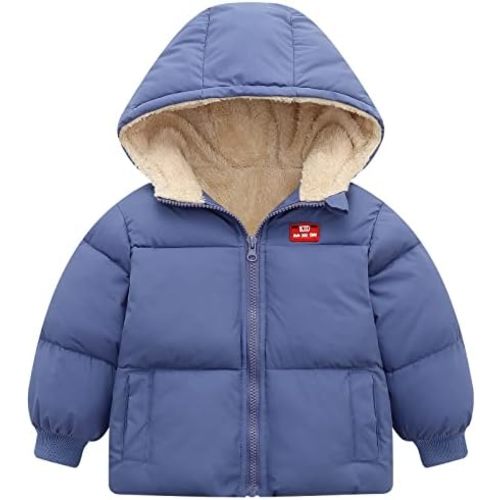 UNICOMIDEA Baby Winter Coat with Hooded Toddler Boys Girls Puffer Jackets for 12M-5T