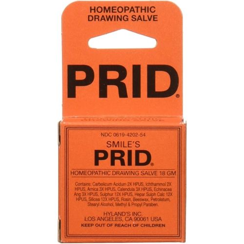 Hyland's Homeopathic Pride Drawing Salve, 18 Gram - Pack of 2.
