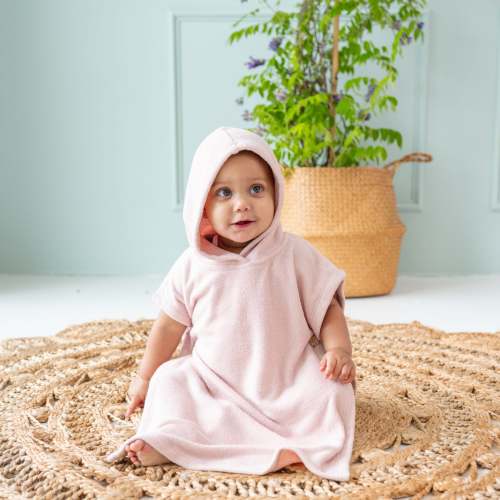Swim Poncho in Blush | Kyte Baby
