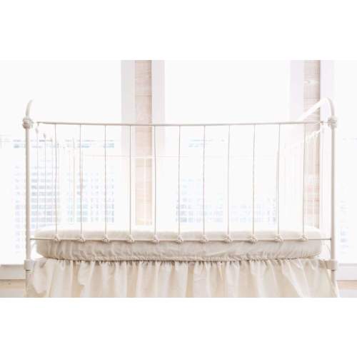 Ivory Fitted Crib Sheet