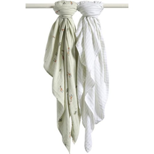 2-Pack Assorted Muslin Swaddles