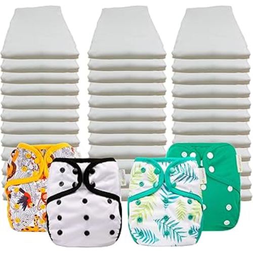 15-30lbs cloth diaper set pre-folds