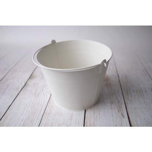Vintage Bucket - White