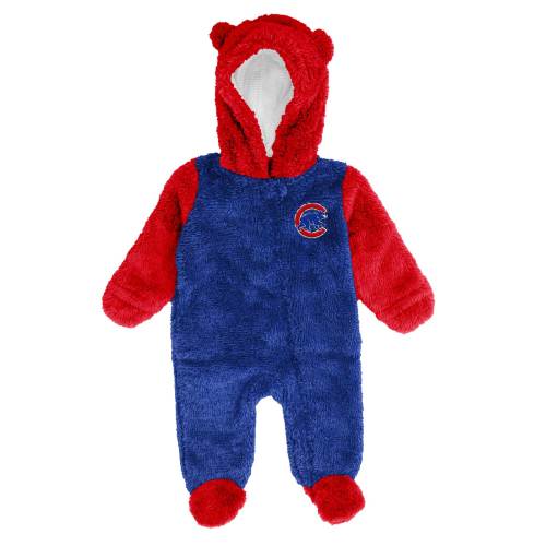 Chicago Cubs Newborn Teddy Fleece Coverall
