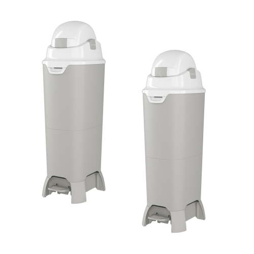 Foundations Tall Hands-Free Diaper Pail, 2-Pack