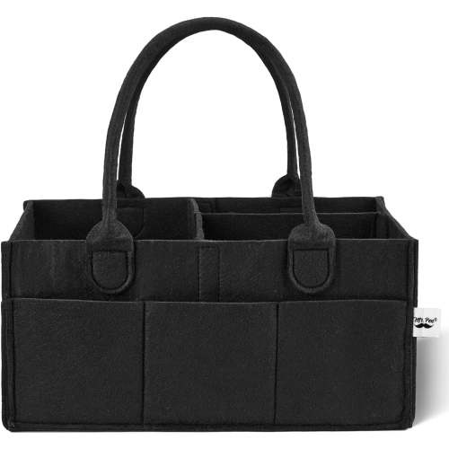 Mr. Pen- Baby Diaper Caddy Organizer, Black, Diaper Organizer, Car Diaper Caddy, Baby Caddy Organizer, Portable Diaper Caddy