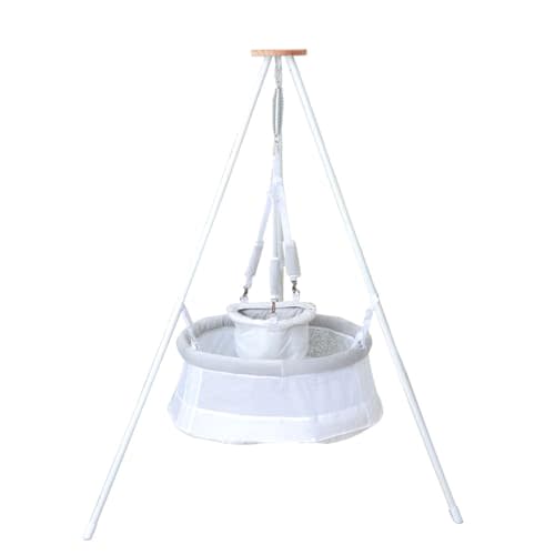 Portable Bassinet and Swing with Soothing Rocking Motion, Versatile Baby Bouncer seat for Infants 0-12 Months, Ideal for Lying and Sitting Baby Rocking Bed, Cradle Bed, Swing, Soothing