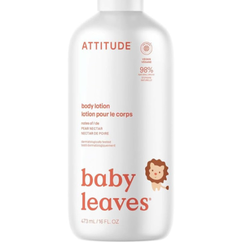 ATTITUDE Baby Lotion, EWG Verified Moisturizer, Dermatologically Tested Moisturizing Cream, Vegan and Cruelty-Free, Good Night, 16 Fl Oz
