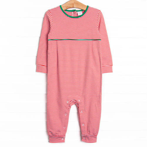 Seasonal Stripes Pima Romper, Red – Stitchy Fish