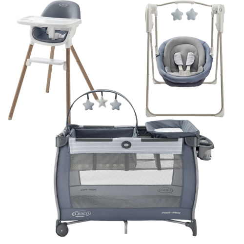 At Home Baby Essentials Bundle – Pristine Blue