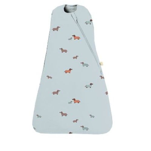 günamüna® Baby Swaddle Sleep Sack, Easy Diaper Changes, 1.0 TOG, 0-3months - Woof