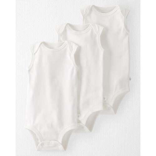 Baby 3-Pack Organic Cotton Rib Bodysuits - Little Planet | Carter's
