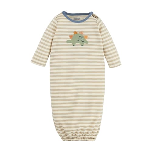 Mud Pie Children's Dino Applique Gown; 0-3M