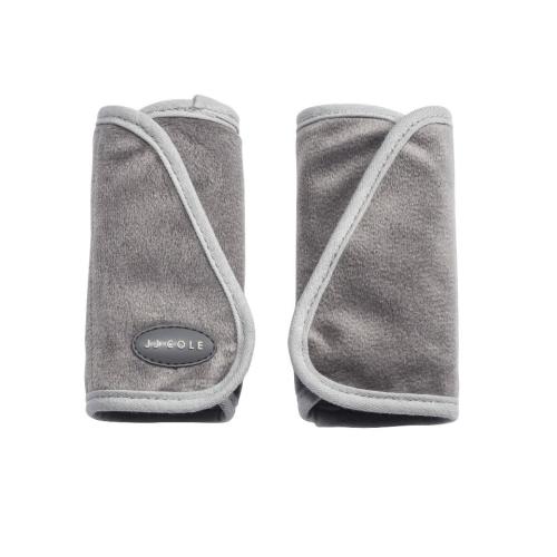 JJ Cole Reversible Strap Covers - Gray Herringbone