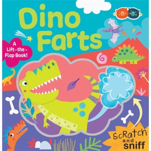 Scratch & Sniff Book, Dino Farts, Age 3+