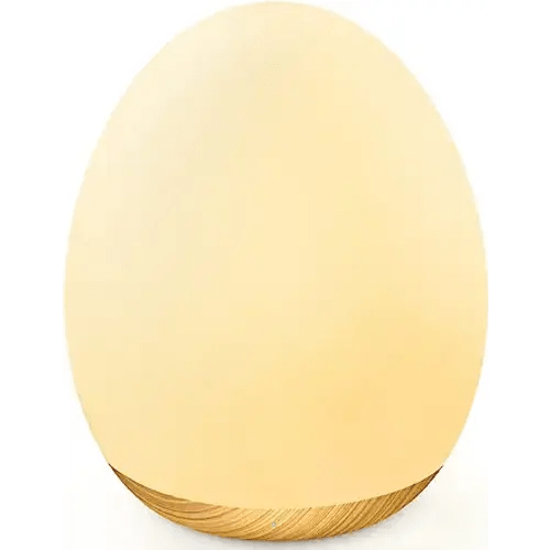 MediAcous Night Lights for Kids Room, Baby Night Light with 7 Colors Changing & Dimming Function, Rechargeable Kids Night Light with 1 Hour Timer & Touch Control, Up to 100H, Wood Grain