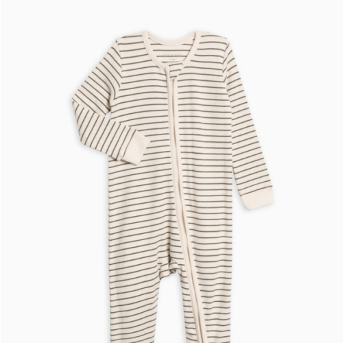 Kit Ribbed Zipper Sleeper
