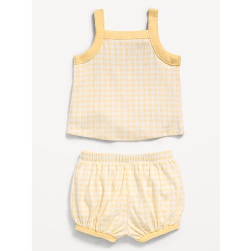 Ribbed Cami Tank and Shorts Set for Baby