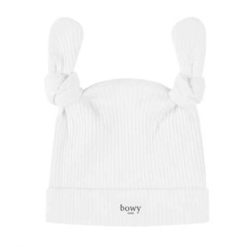 Double Knot Beanie - White