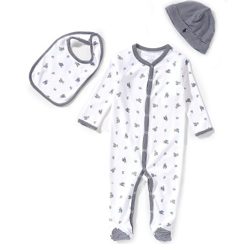 Polo Ralph Lauren Baby Boys 3-Piece Gift Box Set
