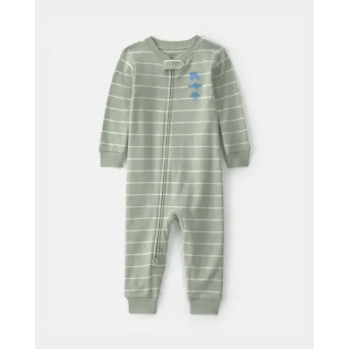 Baby Beach 100% Cotton 1-Piece Pajama - Green | Carter's