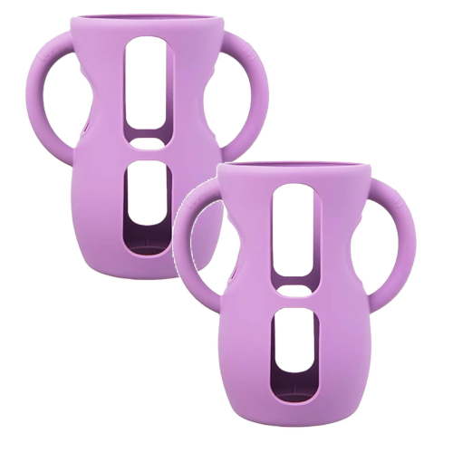 2Pcs 240Ml Silicone Sleeves With Handles For Aventnatural Natural Glass Baby Bottle Antibreakage Baby Bottles Holder Compatible With Philipsavent Anticolic Baby Bottles 8 Oz Glass&Bottle