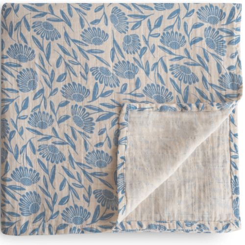 Organic Cotton Muslin Swaddle Blanket