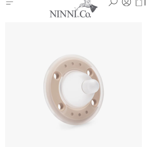 Ninni Pacifier Oatmeal 1 Pack