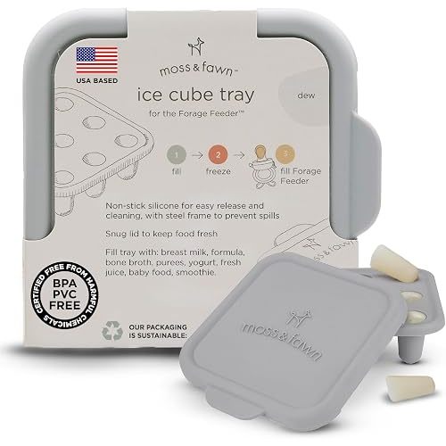 Moss and Fawn Ice Cube Tray - Breast Milk Popsicle Mold - Dew