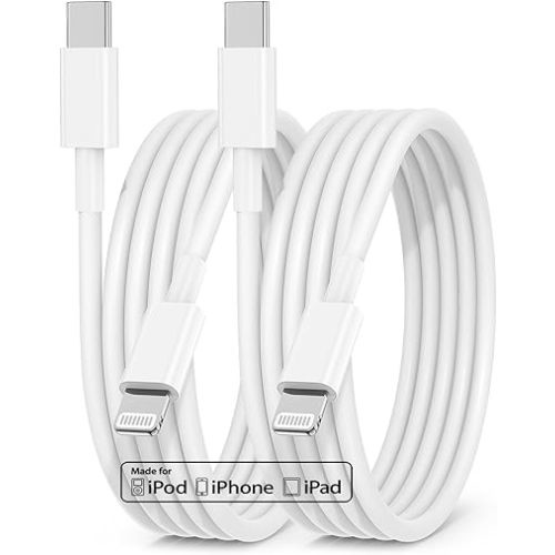 USB C to Lightning Cable 10ft, for Apple Certified 2Pack iPhone Fast Charger Cable,Type C Port Support Long Apple Charging Cord 10 Foot for iPhone 14 Pro Max/13 Pro/13/12 mini/11/X/XS/8/7 Plus/iPad
