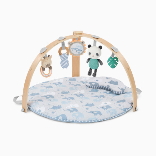 Ingenuity Cozy Spot Duvet Baby Activity Gym and Play Mat - Elephant March