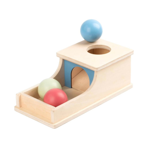 Busy edition Wooden Object Permanence Box
