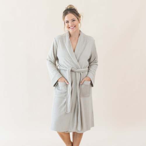 Adult Robe in Almond