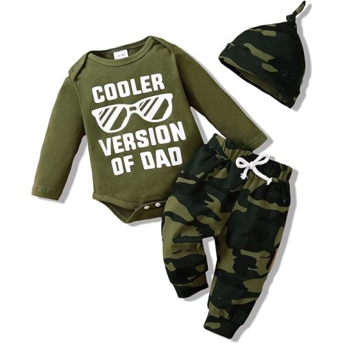 NZRVAWS Baby Boy Clothes Preemie Infant Boy Bear Outfits Jumpsuit Bodysuit Letter Print Romper