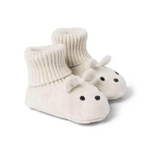 Baby Fluffy Bunny Heather Baby Bear Bootie by Janie and Jack