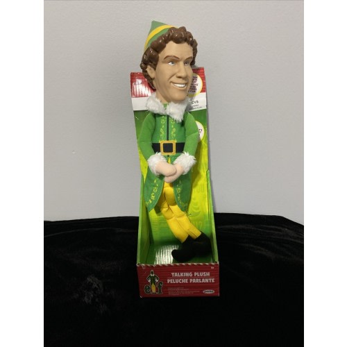 Jakks Pacific Buddy The Elf 14" Talking Plush Toy w/ 15 Phrases From Movie "Elf"
