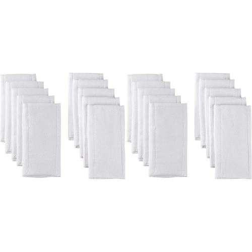 GERBER 10 Count Prefold Birdseye Diaper with Pad, White (Pack of 2)