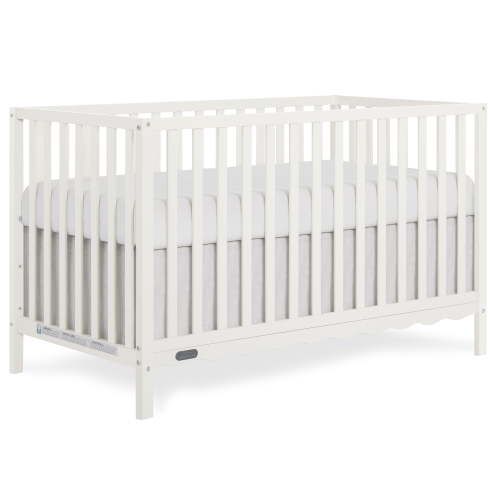 Dream On Me Synergy Wave 5-in-1 Convertible Crib, Cannoli Cream