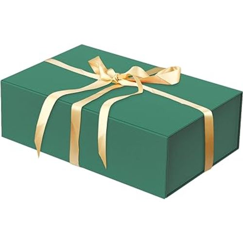 Luxury Large Gift Box 13.8"x9"x4.3" Storage Box Ribbon Magnetic Closure for Luxury Packaging Box for Mother's Day, Birthdays, Bridal Gifts,Weddings