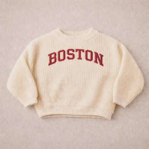 Toddler Knit Boston Sweatshirt sweater
