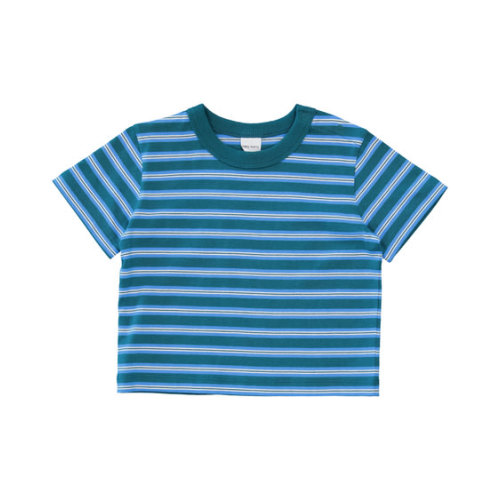 Dark Blue Baby Retro Stripe Oversized Tee | Best&Less™ Online